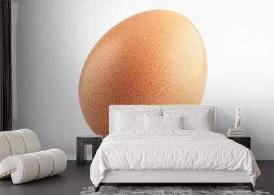 single chicken egg isolated on white background Wall mural