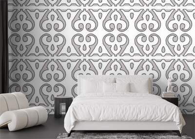 Vector sketch illustration silhouette design of modern classic vintage abstract background pattern Wall mural