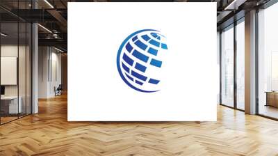 Global Logo Vector Art  Icons  and Graphics Wall mural