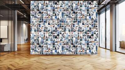 A large business collage with many persons Wall mural