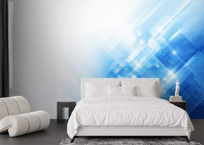 abstract blue background Wall mural