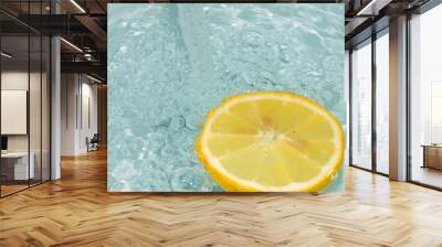 lemon in water # 2 Wall mural