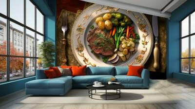 Elegant Feast Wall mural