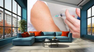 Coronavirus vaccine  Wall mural