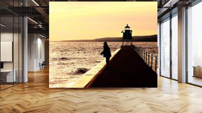 Two Harbors Lighthouse Wall mural