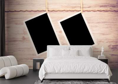 Black photo frame Wall mural