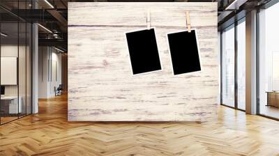 Black photo frame Wall mural