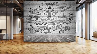 Business strategy and planning Wall mural