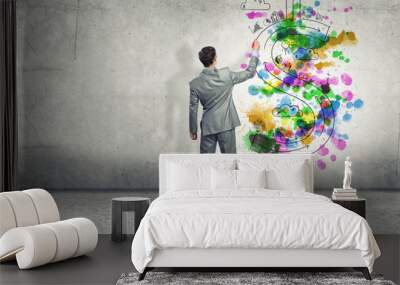 Creative thinking Wall mural