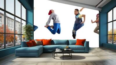 Hip hop dancers Wall mural