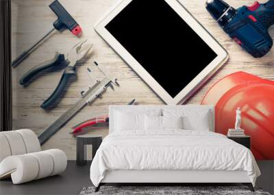 Make online service order Wall mural