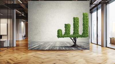 Right investment for getting income Wall mural