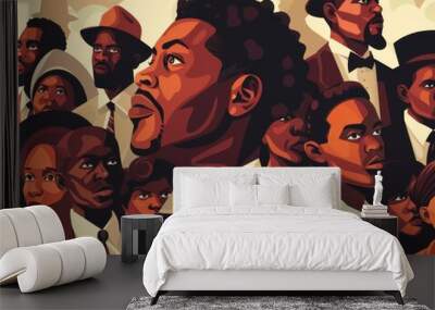 African American History Month Wall mural