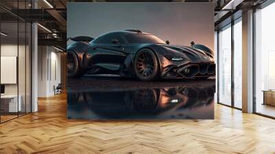 sport car wallpaper  Generative AI Wall mural