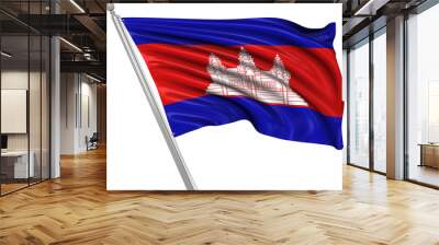 Flag of Cambodia Wall mural