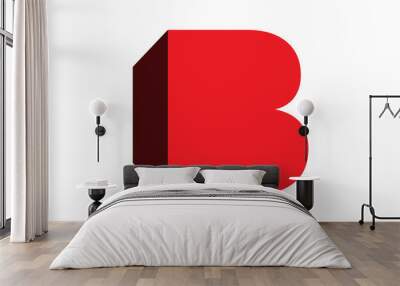 4d b logo Wall mural