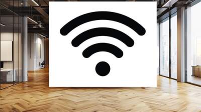 wifi connection icon logo design vector template illustration. EPS 10 Wall mural