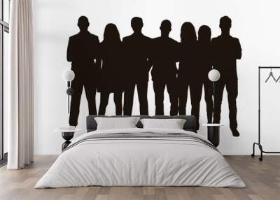 People Silhouettes Wall mural