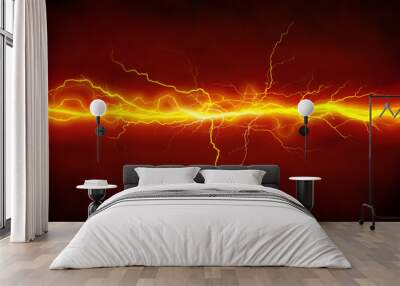 lightnings Wall mural