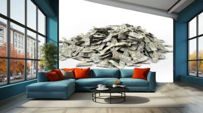 pile of money Wall mural