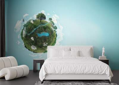 small planet Wall mural