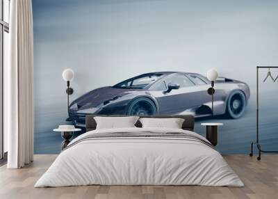 sport car speeding Wall mural