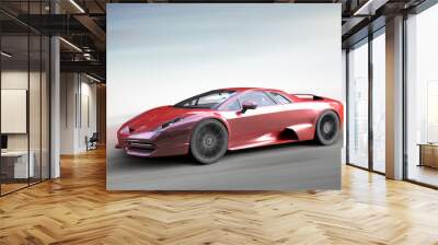 sport car speeding Wall mural