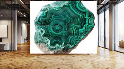 Intricate Patterns of Malachite: Macro Photography Highlights Wall mural