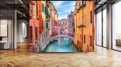 Canal in Venice, Italy Wall mural