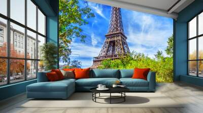 Eiffel Tower Wall mural