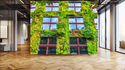 Green wall Wall mural