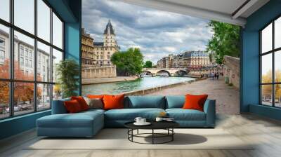 Quai des Grands Augustins, Paris Wall mural