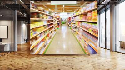 supermarket Wall mural