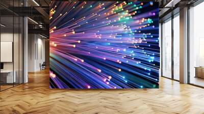 Illuminated Fibers: Wall mural