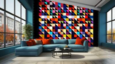 modern mosaic pattern background Wall mural