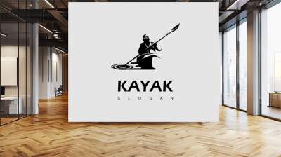 Water Sport, Kayak Logo Design Inspiration Wall mural