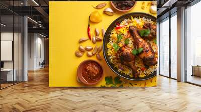 Chicken tikka biryani Wall mural