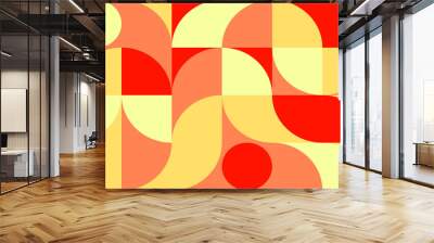 covers design Colorful geometric patterns Social media banner Abstract modern colored shapes background design for web and mobile app Wall mural