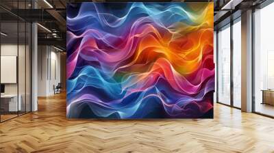 Colorful abstract background Wall mural