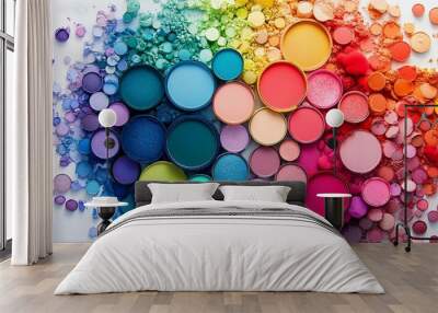 Vivid Makeup Palette Collection Wall mural