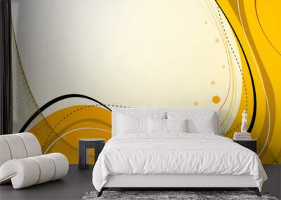 Vector abstract composition Wall mural