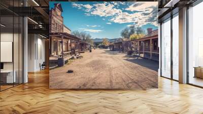 Western old ghost town Wall mural