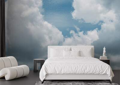 Different Clouds in the sky Wall mural