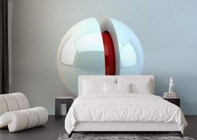 Core Sphere Wall mural