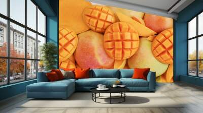 Mangoes Background Wall mural