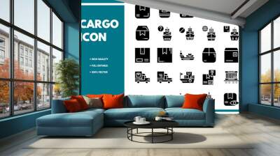 Cargo Icon Pack Wall mural