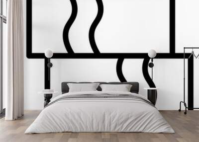 wood line  Wall mural