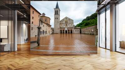 Spoleto Roman Cathedral - Italy Wall mural