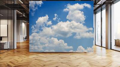 blue sky background Wall mural