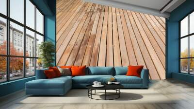 wood background Wall mural